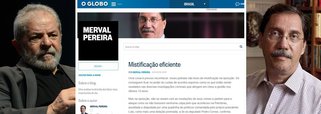 Advogados do ex-presidente protocolaram pedido de direito de resposta referente a um texto publicado em 28 de maio, em que o jornalista "mente ao dizer que o esquema de corrupção da Petrobras era 'comandado' por Lula", e por reparação de danos morais, em que a defesa aborda "o conjunto da 'obra' de Merval: como articulista de diversos veículos de comunicação em massa do grupo Globo, de cujo conselho editorial é membro, o jornalista repetidas vezes faz afirmações assertivas contra a honra de Lula sobre as quais não dispõe de nenhuma evidência"; para a defesa, Merval "faz uso de sua coluna para praticar ataques infundados e externar ofensas injustificadas a quaisquer pessoas cujo posicionamento ideológico não lhe é afeto"