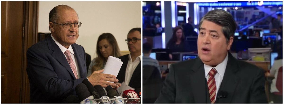 "O Datena é um grande comunicador, está no rádio, na televisão, tem credibilidade e pode ter uma votação gigantesca. Acho importante a sua participação", disse o pré-candidato do PSDB à presidência da República, Geraldo Alckmin