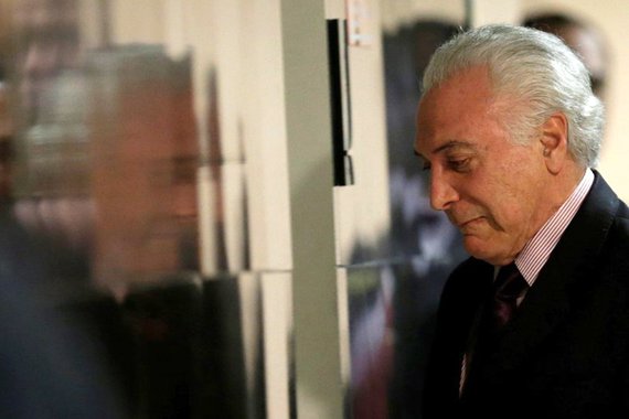 Presidente Michel Temer após declaração à imprensa no Palácio do Planalto 01/06/2018 REUTERS/Ueslei Marcelino