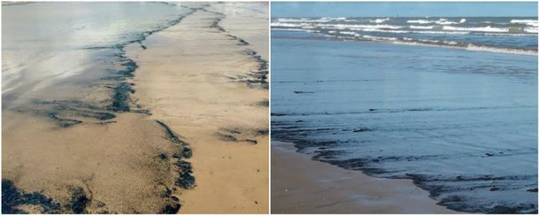 A Orla da Atalaia, em Aracaju foi tomada por uma mancha de óleo na manhã desta sexta (27); segundo informações da Administração Estadual do Meio Ambiente (Adema), a área atingida corresponde a 4,5 quilômetros de praias, com início no farol da Coroa do Meio até a praia do Banho Doce; a recomendação é não fazer uso do mar nesses locais; a Petrobras informou que foi constatada a presença da mancha, mas que não se verificou incidente nas plataformas de petróleo