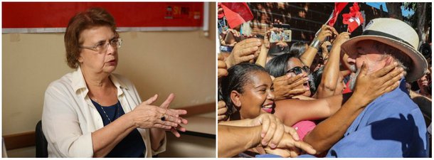 Após o Ibope apontar o ex-presidente Lula na liderança, com 33% dos votos, a deputada Margarida Salomão (PT-MG) pediu: "libertem o 'CARA' que ele resolve todos os problemas criados por esse governo golpista"; "Assim bate o coração brasileiro: é Brasil Hexa e Lula Tri", acrescentou ela, defendendo um terceiro mandato do ex-presidente