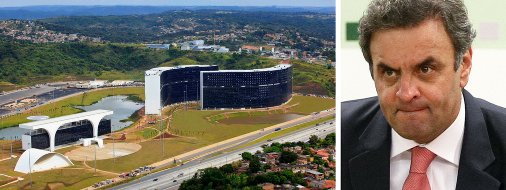 Cidade administrativa, Aécio neves