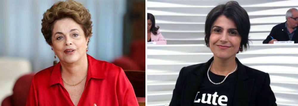 Em nota, a presidente deposta, que já alvo de machismo e misoginia por diversas vezes na presidência, se solidarizou com a pré-candidata do PCdoB, Manuela D´Ávila, pelas "grosserias do Roda Viva", onde foi "interrompida dezenas de vezes" e insultada por um chefe de campanha de Bolsonaro; "Apesar das agressões de que foi vítima, Manuela soube vencer a mídia grosseira e manipuladora do Roda Viva", diz Dilma, para quem o episódio é "mais uma demonstração da parcialidade de uma imprensa" que se tornou "facção política e partidária"