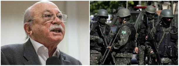"O fracasso da intervenção, antevisto e anunciado, previsto como o passar das horas e certo como o correr dos dias, repetindo fracassos anteriores, igualmente anunciados, põe em xeque a imagem profissional do militar brasileiro", diz o ex-presidente do PSB Roberto Amaral 