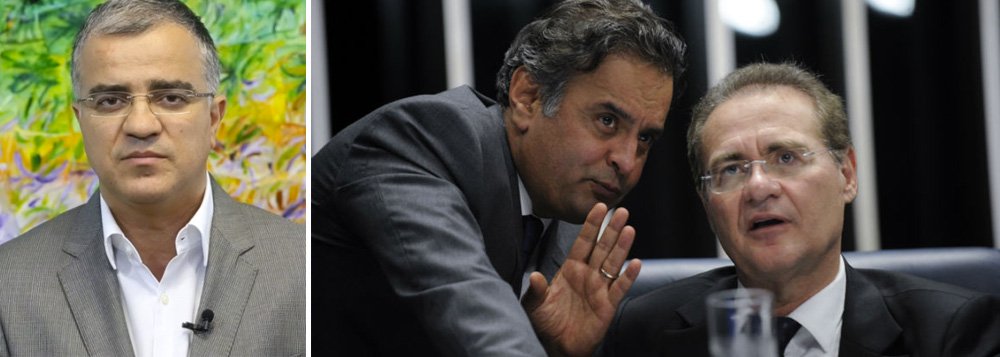 Colunista Kennedy Alencar destaca que a nova gravação do ex-presidente da Transpetro Sérgio Machado, agora com o presidente do Senado, Renan Calheiros (PMDB), causou estragos políticos em Renan e também no presidente do PSDB, senador Aécio Neves; "Elas ilustram a preocupação da maioria da classe política com a Lava Jato. Aécio Neves, presidente do PSDB, também fica mal na conversa da qual não participou, porque Renan diz que o tucano tinha medo do que poderia ser revelado por Delcídio do Amaral, senador que acabou cassado depois de ter feito delação premiada", diz Kennedy