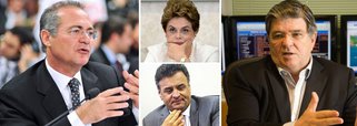 Em conversas com Sérgio Machado, o ex-presidente da Transpetro que também gravou Romero Jucá, o presidente do Congresso, senador Renan Calheiros (PMDB-AL), dizia ser inviável a permanência da presidente Dilma Rousseff no poder; "todos estão putos com ela", afirmou, em referência aos ministros do STF; nos áudios, Renan também defendeu mudanças nas leis das delações premiadas e disse que o senador Aécio Neves estava com medo; "Aécio [Neves, presidente do PSDB] está com medo. [me procurou] 'Renan, queria que você visse para mim esse negócio do Delcídio, se tem mais alguma coisa'", contou Renan, em referência à delação de Delcídio do Amaral (ex-PT-MS), que fazia citação ao tucano