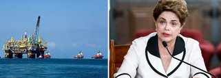 "Ao aprovar o projeto do deputado Aleluia, o Congresso autoriza o saque do nosso país, cujos interesses deveria representar acima de tudo", critica Dilma Rousseff, destacando que a matéria "está sendo aprovada sem debate, às pressas"; ela compartilhou, em seu site, artigos de Ana Patrícia Laier e Haroldo Lima em que "denunciam o conluio contra o Brasil"