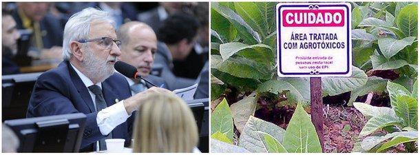 Deputado Ivan Valente (Psol-SP) criticou a tentativa de a Câmara dos Deputados aprovar a revogação da Lei de Agrotóxicos; a nova proposta também é chamada de "pacote do veneno" por seus opositores; "A política de agrotóxicos do Brasil é nefasta e os ruralistas a querem tornar ainda pior"