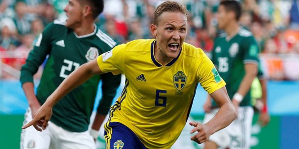 Suécia vence o México por 3 x 0 e ambas as seleções se classificam para segunda fase da Copa do Mundo na Rússia
