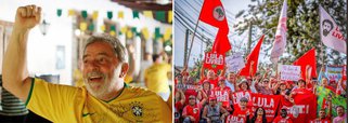 O perfil do ex-presidente Lula nas redes sociais comemorou a classificação do Brasil para as oitavas de final nesta quarta-feira, 27, ao vencer a Sérvia por 2 a 0; no acampamento Vigília Lula Livre, em Curitiba, caravanas de todo o país continuam viajando para resistir junto ao presidente Lula, preso político há 80 dias