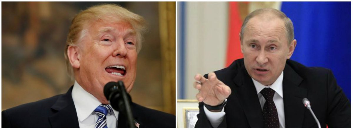 O presidente dos Estados Unidos, Donald Trump, e o da Rússia, Vladimir Putin, têm encontro marcado para o próximo dia 16 de julho na Finlândia; Coreia do Norte, Síria e sanções dos EUA à Rússia estão no cardápio da cúpula