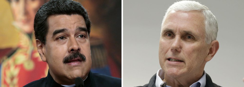 O presidente da Venezuela, Nicolás Maduro, chamou de "cobra venenosa" o vice-presidente dos Estados Unidos, Mike Pence, que está em uma viagem pela América Latina, passando pelo Brasil e Equador; "A cada vez que a cobra venenosa de Mike Pence abre a boca, eu me sinto mais forte, mais claro de qual é o caminho, o caminho é nosso, é venezuelano, não é o que nos aponta Mike Pence", disse Maduro