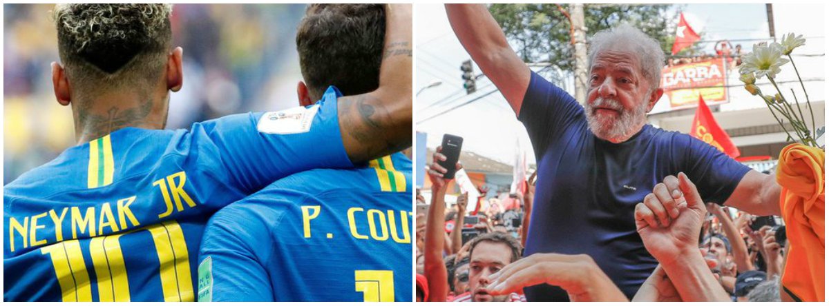 A euforia por uma possível conquista do Hexa, pode contrastar com a tristeza da perda de direitos, da venda de nossos bens a preço de banana para o capital estrangeiro e com a eleição de um novo governo alinhado com os interesses externos, em detrimento do bem estar do próprio povo