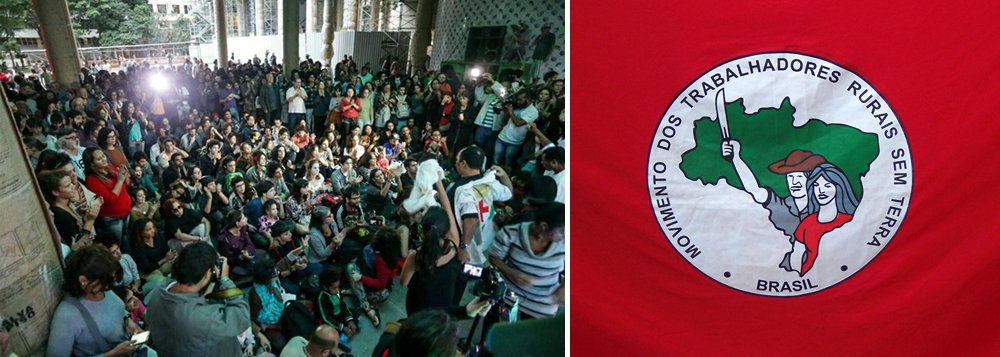 “Nos somamos aos movimentos artísticos e culturais que a partir de diversas frentes de atuação se posicionam nesse momento histórico para denunciar o golpe”, diz a nota do Movimento dos Trabalhadores Rurais Sem Terra; “Nesse retrocesso posto em marcha por esse governo golpista, as mulheres, negros, indígenas, sem – terra, as periferias, os LGBTs e o campo não só não serão reconhecidos como serão totalmente invisibilizados. Bem como todas as bandeiras da arte e da cultura que simbolizam décadas de luta”, acrescenta