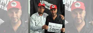 Guitarrista Tom Morello, da banda de rock norte-americana Rage Against The Machine, se posicionou contra o impeachment da presidente Dilma Rousseff e ao governo do presidente interino Michel Temer; movimento Levante Popular da Juventude (LPJ) publicou, em sua página no Facebook, uma foto de Morello com um boné do Movimento dos Trabalhadores Sem Terra (MST) segurando um cartaz com a frase "No to the coup em Brazil" (Não ao golpe no Brasil)