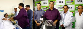 Com o objetivo de aprimorar a qualidade da atenção básica e da assistência às mães e bebês maranhenses, o governador Flávio Dino lançou a segunda etapa do Programa Ninar, a Bolsa Pequeno Maranhense; a ação ocorreu simultaneamente na Maternidade Benedito Leite, em São Luís, e no Hospital Regional de Imperatriz; a iniciativa tem como objetivo estimular a realização do pré-natal na atenção básica e oferecer orientações sobre gestação, parto e pós-parto para mulheres durante o período de gravidez; além disso, a gestante que utiliza as unidades de saúde do Estado ganhará um kit composto por bolsa, fraldas, termômetro, cartilha informativa, toalha, frasco de álcool em gel e um pacote de gazes para os primeiros cuidados com os recém-nascidos