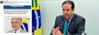 Maior jornal britânico demonstra espanto com a escolha de André Moura (PSC-CE), braço direito de Eduardo Cunha (PMDB-RJ) como líder do governo Michel Temer; o deputado federal é réu em três ações penais no STF sob a acusação de desviar dinheiro público e é investigado em pelo menos três outros inquéritos, entre eles por suposta participação em tentativa de homicídio e no esquema de corrupção da Petrobras