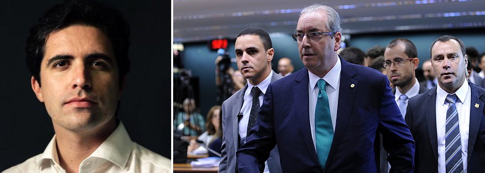 Colunista Bernardo Mello Franco ironiza a passagem de Eduardo Cunha no Conselho de Ética; ‘só não negou o próprio nome’; segundo ele, em meio a tantas negativas, Cunha também ajudou a deixar algumas coisas mais explícitas; ‘Depois de emplacar uma série de aliados no governo Temer, ele disse não ser responsável por nenhuma nomeação; "Eu não indiquei nem indico ninguém. Mas se eu o tivesse feito, eu teria legitimidade, porque é o meu partido que está no poder", disse. Será que agora ficou claro?’