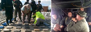 Pelo menos oito toneladas de cocaína foram aprendidas pela polícia colombiana no Noroeste do país, o que representa a maior quantidade na história do país, afirmou o presidente colombiano, Juan Manuel Santos; droga pertencia a um grupo criminoso conhecido por Clan Úsuga, o maior da Colômbia; de acordo com a polícia, os traficantes esconderam a cocaína num depósito subterrâneo cujo interior estava forrado com madeira e o acesso coberto com uma tampa em cimento