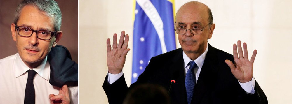 'O chanceler José Serra anuncia agora o propósito de manter o prumo de uma diplomacia independente, mas escoimada da distorção antiocidental. Pretende adotar, noutra inflexão tardia e necessária, diretriz pragmática voltada a atrair investimentos e explorar oportunidades comerciais e tecnológicas. Flexibilizar as amarras do Mercosul', diz o jornal de Otavio Frias no editorial