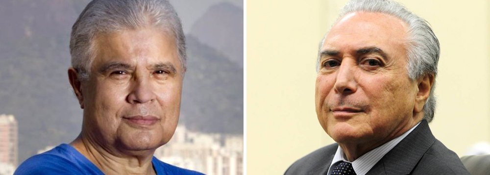 Colunista do Globo, novo diário oficial, o jornalista Ricardo Noblat saiu nesta terça-feira, 17, em defesa do presidente interino Michel Temer; "Espancam Temer pelo que faz, pelo que deixa de fazer e pelo que jamais fará", defendeu Noblat, reiterando o coro da Globo ao sucesso de Temer; "Desejo boa sorte ao presidente Temer. Ele pode contar comigo para fiscalizar seu governo com rigor e sem piedade", disse; o rigor fiscalizador de Noblat, entretanto, ignora fatos como nomeação de ministros envolvidos na Lava Jato e a extinção da CGU 