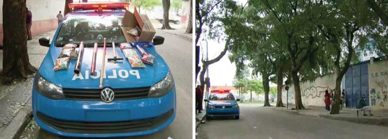 
O confito aconteceu entre pessoas contrárias e favoráveis às ocupações das escolas do Rio; durante madrugada, um grupo de cerca de 10 jovens, a minoria formada por estudantes da unidade, teria ocupado aescola Raul Vidal, em Niterói, com porretes, barras e mantimentos; eles teriam sido retirados por alunos que queriam ter aulas e forçaram a entrada
