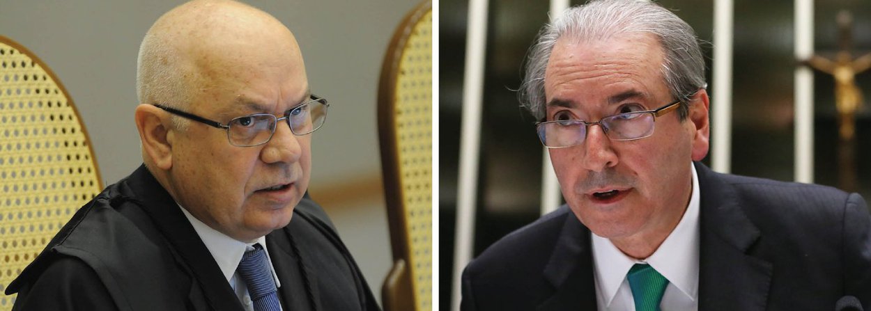 O minstro Teori Zavascki, relator da Lava Jato no Supremo Tribunal Federal, anunciou nesta quinta-feira que levará ao plenário da corte o pedido de afastamento do deputado Eduardo Cunha (PMDB-RJ); o motivo: como presidente da Câmara, ele se encontra na linha sucessória e seria, na prática, o vice de Michel Temer; responsável principal pelo golpe parlamentar cometido contra a presidente Dilma Rousseff, Cunha já apareceu como beneficiário de diversas contas no exterior; além disso, dias atrás, o lobista Fernando Soares afirmou ter pago R$ 4 milhões em espécie a ele; o STF, por sua vez, vinha sendo criticado por sua omissão em relação a Cunha, especialmente depois da sessão de 17 de abril, que envergonhou o Brasil diante do mundo