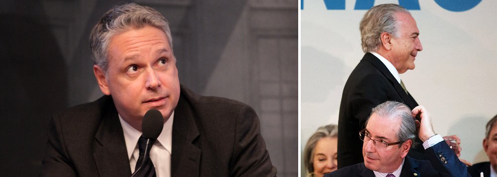 Segundo o colunista José Roberto de Toledo, o sinal óbvio de que Michel Temer é refém de Eduardo Cunha foi o silêncio do vice sobre o afastamento do presidente da Câmara dos Deputados pelo Supremo Tribunal Federal: "Mas não é por gratidão que o futuro ex-vice calou-se publicamente. Cunha, mesmo afastado formalmente, não está morto. Resta-lhe munição para bombardear adversários e aliados. Principalmente aliados que o abandonarem publicamente quando ele mais precisa", diz