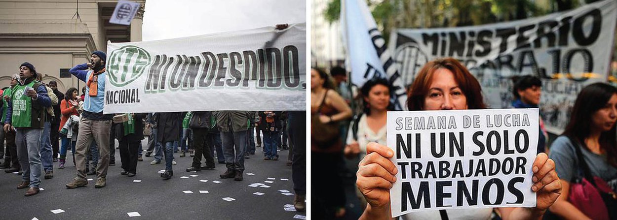 Milhares de trabalhadores da Argentina estão nas ruas de Buenos Aires nesta sexta-feira, 29, em protesto contra o governo de Mauricio Macri; na primeira grande manifestação, organizada por cinco centrais sindicais, partidos da oposição e organizações sociais, eles pedem ações contra a inflação, demissões em massa, aumento de tarifas do setor público