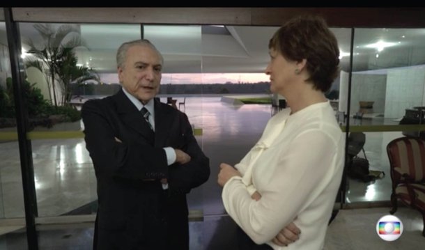 Com a entrevista do presidente interino Michel Temer (PMDB), o Fantástico de ontem (15) teve uma de suas piores audiências dos últimos anos; a revista eletrônica da Globo marcou 17,9 pontos, menor audiência para um dia ordinário desde 20 de dezembro; o jornalista Fernando Brito, do Tijolaço, comentou o dado: "Temer não teve audiência por não despertar interesse. Ele é um não personagem. O papel que desempenha não representa nada a não ser se dispor à traição para a completa entrega do país"