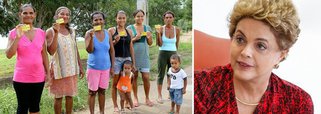 Em reunião com CUT, MST e MTST de apoio ao governo, PT indicou que a presidente Dilma Rousseff pode reajustar o Bolsa Família antes de deixar o gabinete presidencial, segundo a colunista Natuza Nery; ‘para líderes dessas entidades, o aumento agradaria à base do PT e tiraria “o doce da boca de Michel Temer”, que promete elevar o valor do benefício ao assumir’, diz