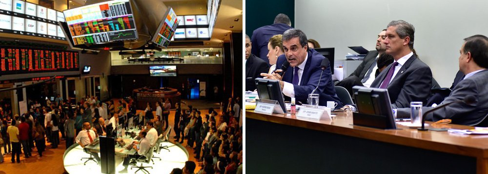 O Ibovespa ganhou força durante a tarde desta terça-feira 12, reagindo ao possível desembarque do PP da Câmara do governo e também à notícia de que uma juíza federal suspendeu a nomeação de Eugênio Aragão para o ministério da Justiça; além disso, impulsionam a Bolsa a vitória do impeachment na comissão especial e a disparada dos preços do petróleo no mercado internacional; o índice fechou com forte alta de 3,66%, a 52.001 pontos