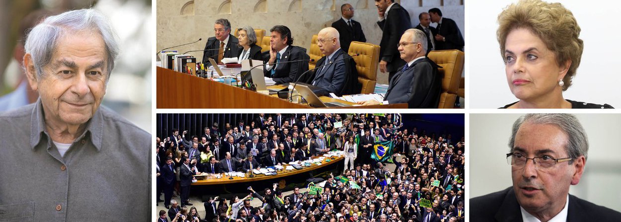 Raduan Nassar, um dos maiores escritores brasileiros, criticou a letargia do Supremo Tribunal Federal em julgar o processo que envolve o afastamento do presidente da Câmara, Eduardo Cunha (PMDB-RJ), o que, segundo ele, levou ao impeachment da presidente Dilma Rousseff; "Por que o mesmo tribunal não julgou até agora o presidente da Câmara dos Deputados? Está lá como réu desde janeiro do ano em curso... Daí que, ressalvadas as respeitáveis exceções, seria até o caso de se afirmar que o STF, que inclui alguns ministros apequenados, propiciou por “omissão” o golpe de domingo, levado a cabo na Câmara, em grande parte, por uma quadrilha de cleptomaníacos", afirmou