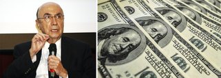 Vice Michel Temer (PMDB-SP) e seu provável ministro da Fazenda, Henrique Meirelles, já definiram que, se tomarem posse em maio, vão tentar evitar uma queda mais acentuada na cotação do dólar; a moeda, que estava acima de R$ 4 até fevereiro, fechou em R$ 3,44 na sexta; Temer avalia que a queda do dólar pode prejudicar as exportações brasileiras, uma das "alavancas" da retomada