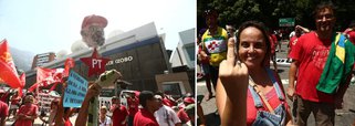 Presente em protesto contra a Rede Globo, no Rio de Janeiro, neste domingo, a filha do ex-presidente Luiz Inácio Lula da Silva, Lurian Cordeiro Lula da Silva, se recusou a falar com o ‘Estado de S. Paulo’ e acenou com o dedo do meio. "Aqui para vocês, eu não falo com mídia golpista"; manifestação também declarou apoio a seu pai, alvo de uma condução coercitiva na última sexta-feira (4) em operação da Polícia Federal