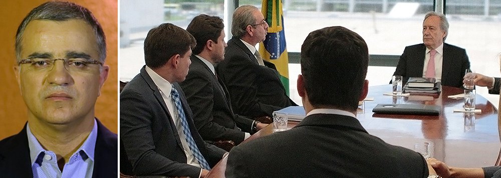 Para o colunista Kennedy Alencar, o procedimento do presidente do STF, Ricardo Lewandowski, de convocar jornalistas como testemunhas de uma conversa com Eduardo Cunha é um mau sinal para o presidente da Câmara: ‘A estratégia sinaliza que, em fevereiro, quando o tribunal apreciar o pedido do procurador-geral da República, Rodrigo Janot, será alta a chance de afastamento de Cunha do comando da Casa’, diz 