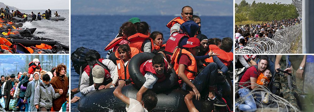 Segundo a Organização Internacional para as Migrações (OIM) nesta terça-feira, de um total de 1.005.504 chegadas até 21 de dezembro, a vasta maioria, 816.752, desembarcou por mar na Grécia