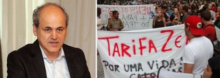 O prefeito Gustavo Fruet (PDT) disse que um novo reajuste na tarifa é "inevitável", tem que ser dado, pelo "edital" e pela "inflação"; as notícias de Fruet também não são nada animadoras para os 12 mil motoristas e cobradores do sistema de transporte coletivo, pois, segundo o prefeito, a tendência é que de agora em diante é implantar o sistema eletrônico nos ônibus; "Acho que o futuro ideal é ter 100% o cartão", antecipou o pedetista