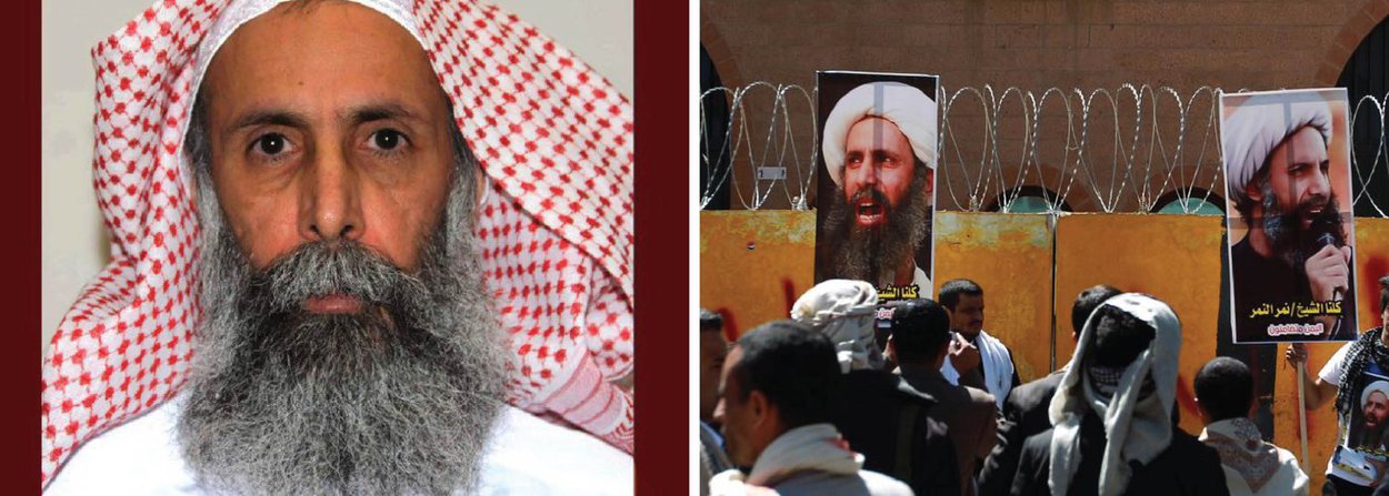 União Europeia expressou neste sábado, 2, "sérias preocupações" com a execução pela Arábia Saudita do clérigo xiita Nimr al-Nimr, e outras 46 pessoas; "Este caso tem também potencial para inflamar mais ainda as tensões sectárias que já causam tantos danos em toda a região, com consequências perigosas", disse a chefe da diplomacia europeia, Federica Mogherini; dezenas de pessoas concentraram-se hoje em frente à Embaixada da Arábia Saudita em Londres, Inglaterra, em protesto contra as execuções no país árabe