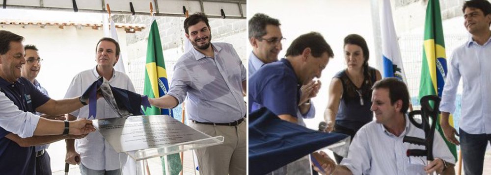 Em coletiva após inaugurar neste sábado o primeiro 'Centro de Mediação Comunitária' do Estado, no Morro da Coroa, no Catumbi, o prefeito do Rio de Janeiro, Eduardo Paes, disse que, por ora, não há previsão de novos empréstimos para ajudar o Estado a atravessar a crise na saúde; "Disponibilizamos os recursos que a prefeitura podia. É óbvio que não temos condições de assumir toda a rede estadual. A gente espera que essa solução mais estruturante aconteça por parte do Estado para que a gente possa ter a rede funcionando de maneira adequada", disse o peemedebista