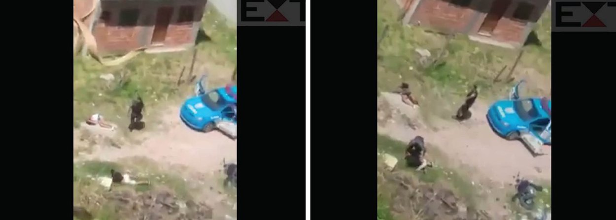 Gravação feita com celular mostra dupla de PMs batendo em um homem e uma mulher caídos ao chão, do lado de fora da casa onde moram, na Favela Pantanal, em Duque de Caxias, na Baixada Fluminense; comando da Polícia Militar admitiu a agressão e informou que os policiais foram suspensos de atividades externas; "Os policiais militares envolvidos no vídeo em questão já foram identificados. É o 3º sargento Madson Silva de Araújo e o soldado Carlos Alberto Assunção Júnior. Eles encontram-se suspensos de atividades externas da corporação e a PM instaurou um Inquérito Policial Militar (IPM)", disse a corporação por meio de nota