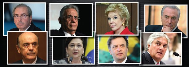 O colunista Alex Solnik elegeu os piores e os ainda piores de 2015; Michel Temer foi o pior ator, em "Trair e coçar é só começar"; Eduardo Cunha levou o Prêmio "Exportador do Ano" enquanto Aécio Neves conquistou o de pior enredo: "vai indo que eu não vou" (sobre sua participação nas manifestações pela volta de Dom Sebastião); o "pior vinho" foi o que Kátia Abreu atirou na cara de Serra; Delcídio Amaral ganhou o de "pior roteiro de fuga", Marta ficou com o prêmio de "pior Suplicy" e FHC fechou a lista como o "pior ex-presidente com mais de 80 anos"; "Levou a melhor porque Sarney passou o ano calado", justificou Solnik