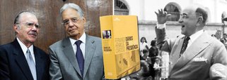 Colunista Paulo Moreira Leite descreve "cena impagável" do diário do ex-presidente tucano, "quando ele descreve um almoço com José Sarney, que havia sentado à mesma cadeira entre 1985-1990"; os ex-presidentes comentavam os dois volumes do Diário de Getúlio Vargas, que acabavam de chegar às livrarias; Sarney define Getúlio como "um homem menor"; FHC responde: "É verdade. A leitura não mostra um homem de grande descortino nem de empenho maior com problemas do país"; mais adiante, o tucano afirma que "a visão (da morte)", no caso de Getúlio "é a de um homem autoritário: ou aceitam o que estou fazendo ou então eu ganho nem que seja me matando"