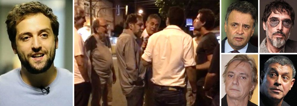 "Como sou a favor da liberdade total de expressão, inclusive quando ela fere o sagrado dos outros, limito-me a torcer para que passem a eternidade ouvindo Lobão e Fábio Jr., intercalados com discursos do Alexandre Frota e Cunha tocando bateria", disse Gregório Duvivier, sobre a agressão ao cantor e compositor Chico Buarque, promovida pelo que chamou de "ignorantes do Leblon"; segundo Duvivier, mais grave do que o episódio ocorrido numa calçada do Rio de Janeiro é a campanha difamatória de que o artista tem sido alvo, em razão de sua opção política; "uma coisa é certa: a oposição e sua trilha sonora se merecem", diz Duvivier