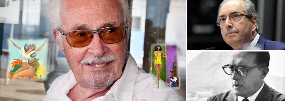 Cartunista lendário que ficou nacionalmente conhecido ao retratar Carlos Lacerda como "O Corvo", em 1954, o ítalo-argentino-uruguaio-brasileiro Lan diz em entrevista exclusiva ao jornalista Alex Solnik, do 247, que o atual presidente da Câmara "é muito mais corvo que o Lacerda"; socialista ou anarquista de centro, como se auto define, ele conviveu com algumas celebridades mundiais, tais como Che Guevara e Evita Perón, e foi um dos fundadores da agência de notícias "Prensa Latina", de Cuba; ele tem críticas à presidente Dilma, mas não quer ruptura: "Não sou a favor de impeachment. Ela tem que carregar o fardo até 2018"