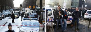 A polícia de Paris matou um homem armado com uma faca que tentou entrar em uma delegacia de polícia na capital francesa nesta quinta-feira; ele gritou "Allahu Akbar" (Deus é Grande, em árabe) e poderia estar usando um cinturão com explosivos, de acordo com a emissora BFMTV; incidente ocorre um ano após o ataque ao jornal Charlie Hebdo