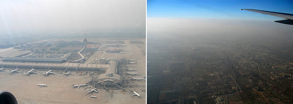 Governo municipal decretou o alerta laranja (o segundo mais alto de uma escala com quatro níveis); a poluição atinge um nível 20 vezes superior ao máximo recomendado pela Organização Mundial de Saúde; desde as 6h locais (22:00 de quinta-feira em Lisboa), Pequim regista uma concentração de partículas PM2.5 - as mais finas e suscetíveis de se infiltrarem nos pulmões - superior a 500 microgramas por metro cúbico