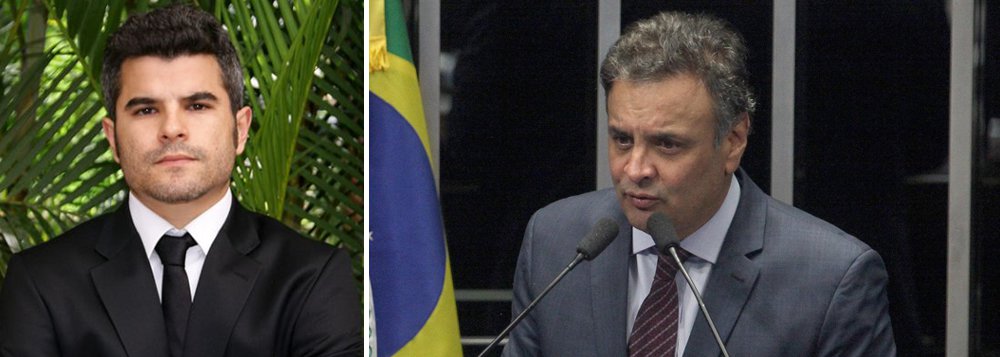 "Depois de passar 2015 acusando o governo de corrupção na Petrobrás, o senador mineiro do PSDB foi mais uma vez citado como um dos políticos que desviou dinheiro de lá", escreve o jornalista, filho do colunista Ricardo Noblat