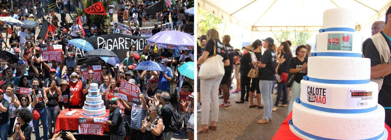 Segundo o sindicato da categoria (Sinpro-DF), cerca de 80% dos mestres do ensino básico aderiram à paralisação; os professores decidiram pela greve, no dia 8 deste mês, devido ao não pagamento pelo governo da última das seis parcelas do reajuste aprovado em 2013