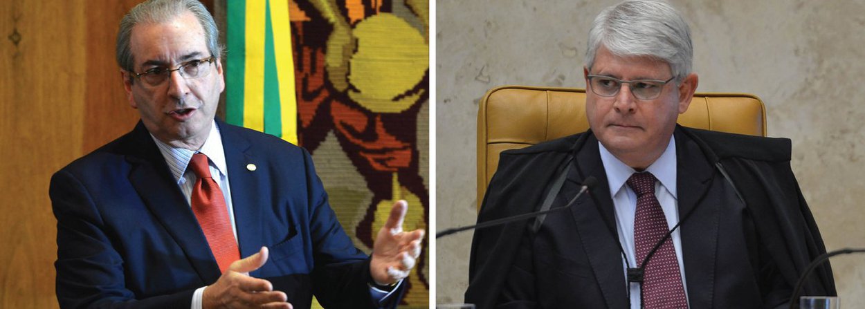 Acusado de manter contas não declaradas na Suíça, de receber propina em contratos da Petrobras e de usar o cargo de presidente da Câmara para atrapalhar as investigações da Operação Lava Jato, Eduardo Cunha (PMDB-RJ) chamou de "teatral" o pedido de seu afastamento feito pelo procurador-geral da República, Rodrigo Janot, ao STF; Cunha garantiu que vai cumprir na totalidade seu mandato como parlamentar e na presidência da Casa e afirmou que o processo contra ele no Conselho de Ética se trata de um "processo de natureza política, que tem que ser enfrentado"